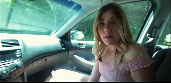  Cute Teen Babysitter Vienna Rose Ride Home From Client Gets Fucked POV
